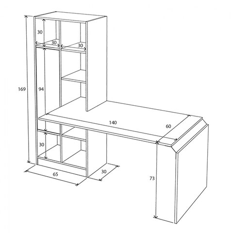 B2M-17083-grafeio-me-bibliothiki-se-chroma-karydi--1