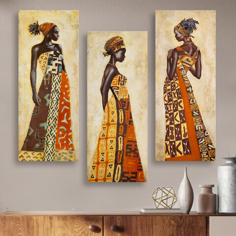 B2M-20512-pinakas-triptycho-mdf-african-style-wome-2