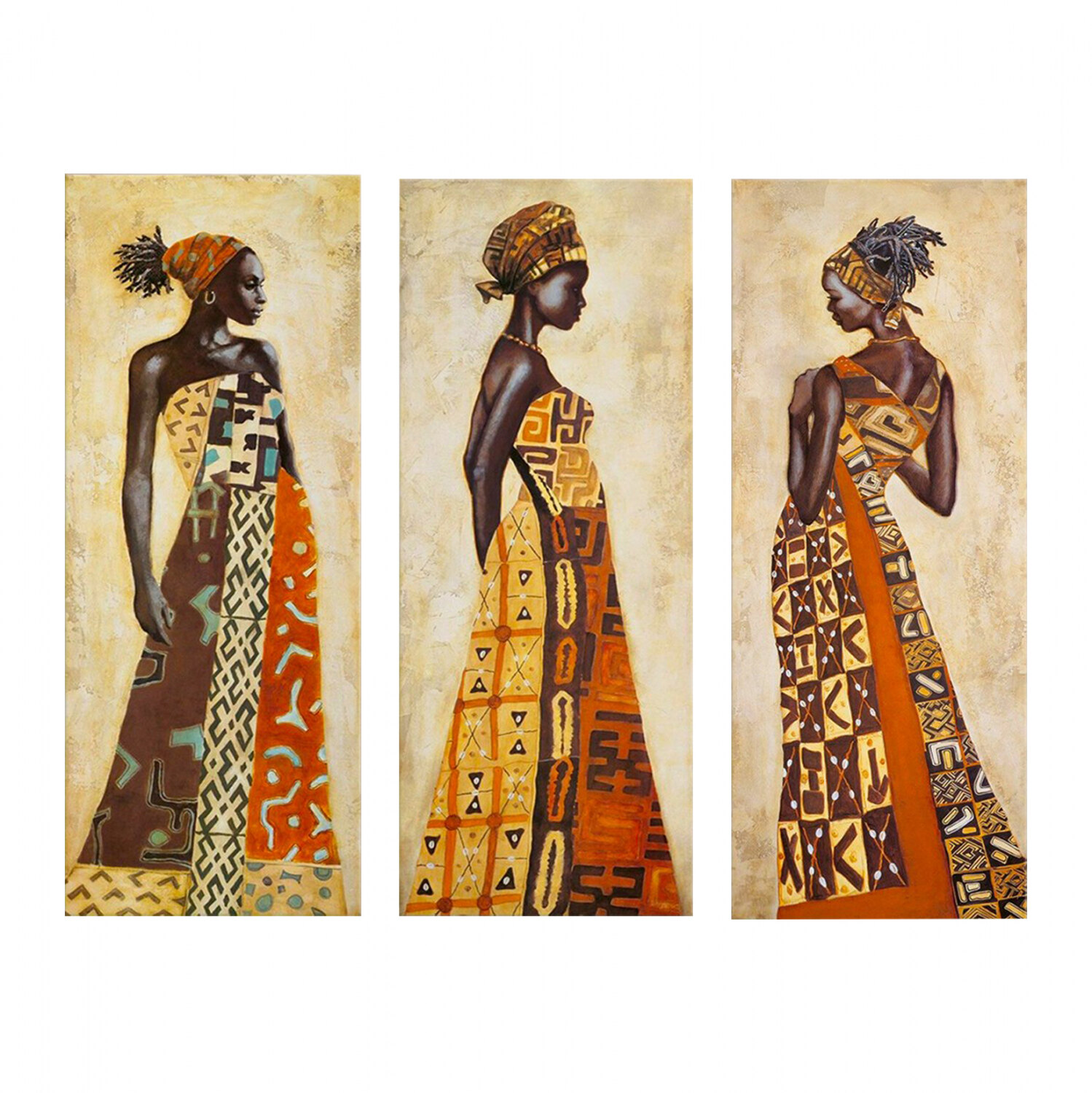 B2M-20512-pinakas-triptycho-mdf-african-style-wome