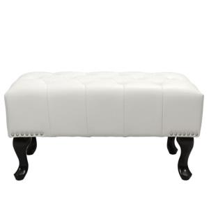 ΤΑΜΠΟΥΡΕ ΥΠΟΠΟΔΙΟ T.CHESTERFIELD EMMA  PU ΛΕΥΚΟ-ΜΑΥΡΑ ΠΟΔΙΑ 80x44x39Yεκ. ...