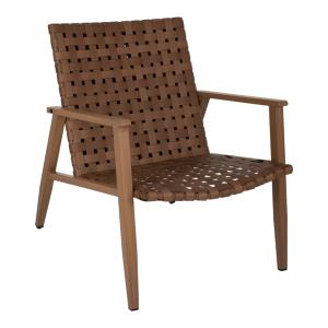 ΠΟΛΥΘΡΟΝΑ FELIPE  ΜΕΤΑΛΛΟ ΟΨΗ ΞΥΛΟΥ & RATTAN ΔΕΡΜΑ-LOOK 63,5x75,5x77εκ. ...