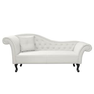 ΑΝΑΚΛΙΝΔΡΟ T.CHESTERFIELD NIOVI  PU ΛΕΥΚΟ-ΜΑΥΡΑ ΠΟΔΙΑ 190x61x84Yεκ. ...