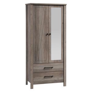 ΝΤΟΥΛΑΠΑ ΡΟΥΧΩΝ TARA PAKOWORLD ΔΙΦΥΛΛΗ ΚΑΘΡΕΠΤΗΣ RUSTIC OAK 84.5X52X193ΕΚ ...