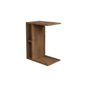 ΒΟΗΘΗΤΙΚΟ ΤΡΑΠΕΖΙ BONER PAKOWORLD OAK ΜΕΛΑΜΙΝΗΣ 45X29.5X61ΕΚ