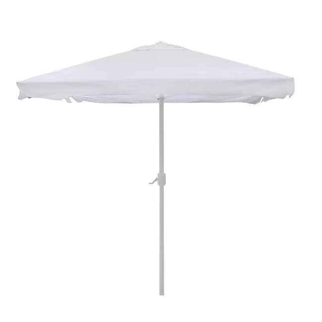 Umbrella 3x3x2,65 m. Aluminum Cream with Crank