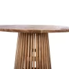 DINING TABLE FRANTZ  SOLID MINDI NATURAL ROUND D120Χ78H cm