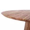 DINING TABLE FRANTZ  SOLID MINDI NATURAL ROUND D120Χ78H cm