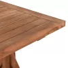 OUTDOOR CROSS LEG DINING TABLE  RECYCLED TEAK WOOD IN NATURAL COLOR 240x100x75Hcm.