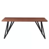 DINING TABLE GROW  WITH ASHTREE WOOD VENEER IN RUSTIC STYLE 180x90x75Hcm.