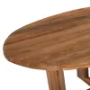 DINING TABLE CARIB  OVAL RECYCLED TEAK IN NATURAL 250x110x78Hcm.