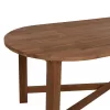 DINING TABLE KUTAI  RECYCLED TEAK WOOD IN NATURAL COLOR 200x90x75Ηcm.