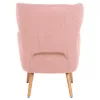 ARMCHAIR MYLIE  DUSTY PINK BOUCLE FABRIC 66X75X93Hcm.