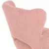 ARMCHAIR MYLIE  DUSTY PINK BOUCLE FABRIC 66X75X93Hcm.