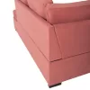 SOFABED RIGHT CORNER JADE  DUSTY PINK VELVET 250x80-180x73-88Hcm.