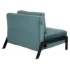 EASYCHAIR/BED CONSTANCE  TURQUOISE COLORED VELVET 95x92x66Hcm.