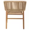 ARMCHAIR IRVINE  TEAK WOOD-SYNTHETIC ROPE IN NATURAL COLOR 64x56x76Hcm.