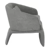 SOFA 2-SEATER BEVY2  GREY FABRIC-METAL FRAME 128x72x74Hcm.