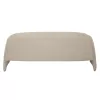 SOFA 2-SEATER TREK  METAL FRAME-BEIGE FABRIC 160x80x63Hcm.