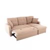 CORNER SOFA-BED WITH STORAGE SPACE LUKE  BEIGE-REVERSIBLE 222x152x93Hcm.