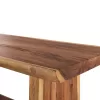 DINING TABLE EGON  SOLID SUAR WOOD 7,5cm.TOP IN NATURAL COLOR 160x94,5x81,5Hcm.