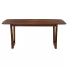 DINING TABLE RECTANGULAR RINER  MDF WITH WALNUT SUNBURST VENEER 180x90x76Hcm.