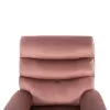 ARMCHAIR MASSAGE YASUMU  DUSTY PINK VELVET 80x93x100Hcm.