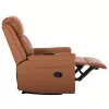 ARMCHAIR MASSAGE HAPPER  BROWN PU LEATHER 76x94x102Hcm.