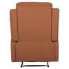 ARMCHAIR MASSAGE HAPPER  BROWN PU LEATHER 76x94x102Hcm.