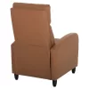 ARMCHAIR RELAX HIBER  BROWN PU 67,5x90x104Hcm.