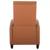 ARMCHAIR RELAX HIBER  BROWN PU 67,5x90x104Hcm.