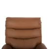 ARMCHAIR MASSAGE YASUMU  BROWN PU 80x93x100Hcm.