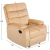 ARMCHAIR MASSAGE ECRU  ECRU VELVET 80x93x100Hcm.