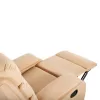 ARMCHAIR MASSAGE ECRU  ECRU VELVET 80x93x100Hcm.