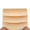 ARMCHAIR MASSAGE ECRU  ECRU VELVET 80x93x100Hcm.