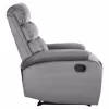 ARMCHAIR MASSAGE YASUMU  GREY VELVET 80x93x100Hcm.