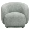 ARMCHAIR KARPEN  PISTACHIO GREEN BOUCLE FABRIC 93x87x78H cm.