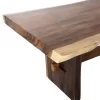 DINING TABLE ULYSES  SOLID SUAR WOOD IN NATURAL COLORING-9cm THICK TOP 250x90x78Hcm.