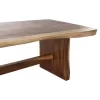 DINING TABLE ULYSES  SOLID SUAR WOOD IN NATURAL COLORING-9cm THICK TOP 250x90x78Hcm.