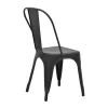 Chair Utopia metal black matte 44x44x85cm