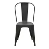 Chair Utopia metal black matte 44x44x85cm