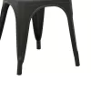 Chair Utopia metal black matte 44x44x85cm