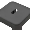 Bar stool Utopia metal black matte 42x42x76cm