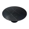 Dining table Balou I MDF marble black D120x75cm