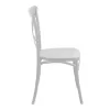 Crossie pp chair in white shade 38x46.5x82cm