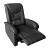 Armchair Relax, massage mechanism, PU black 80x96x97 cm