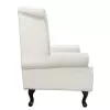 Armchair Chesterfield-type, Polina,  PU White 83x75x107 cm