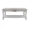 Coffee Table Melody  white/grey patina 110Χ53Χ46