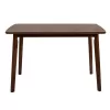 Dining Table Wooden in walnut color 120x75x76cm