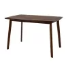 Dining Table Wooden in walnut color 120x75x76cm