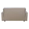 SOFABED 2-SEATER DIMOS  BEIGE FABRIC 157x77x83H cm